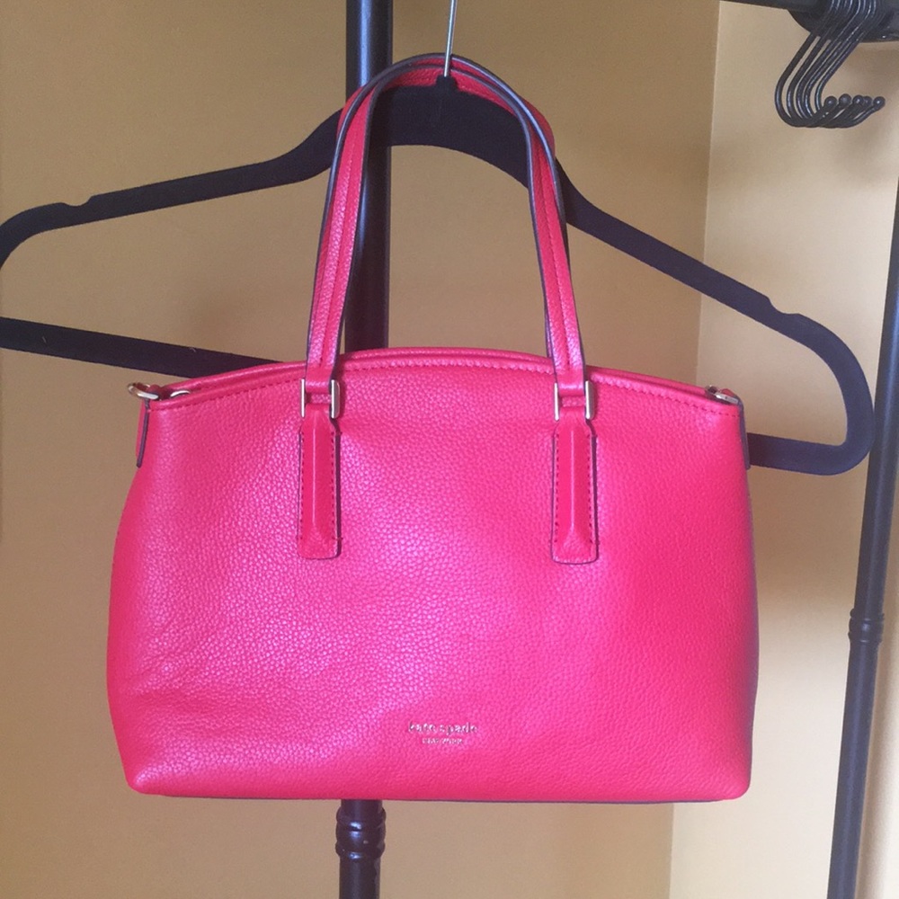 Kate Spade Abbott Small Satchel in Hot Chili - Picture 2 of 6